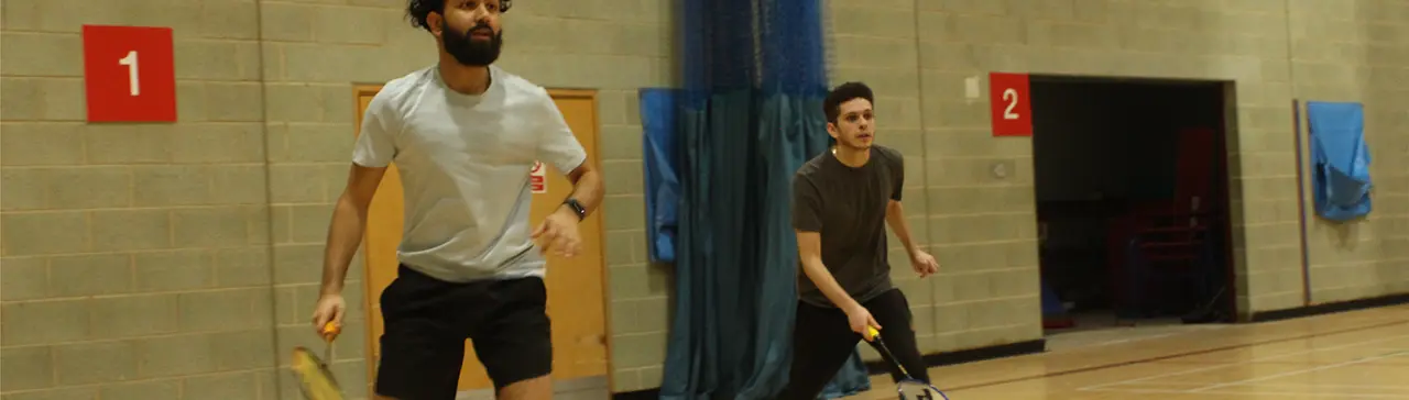 Badminton players